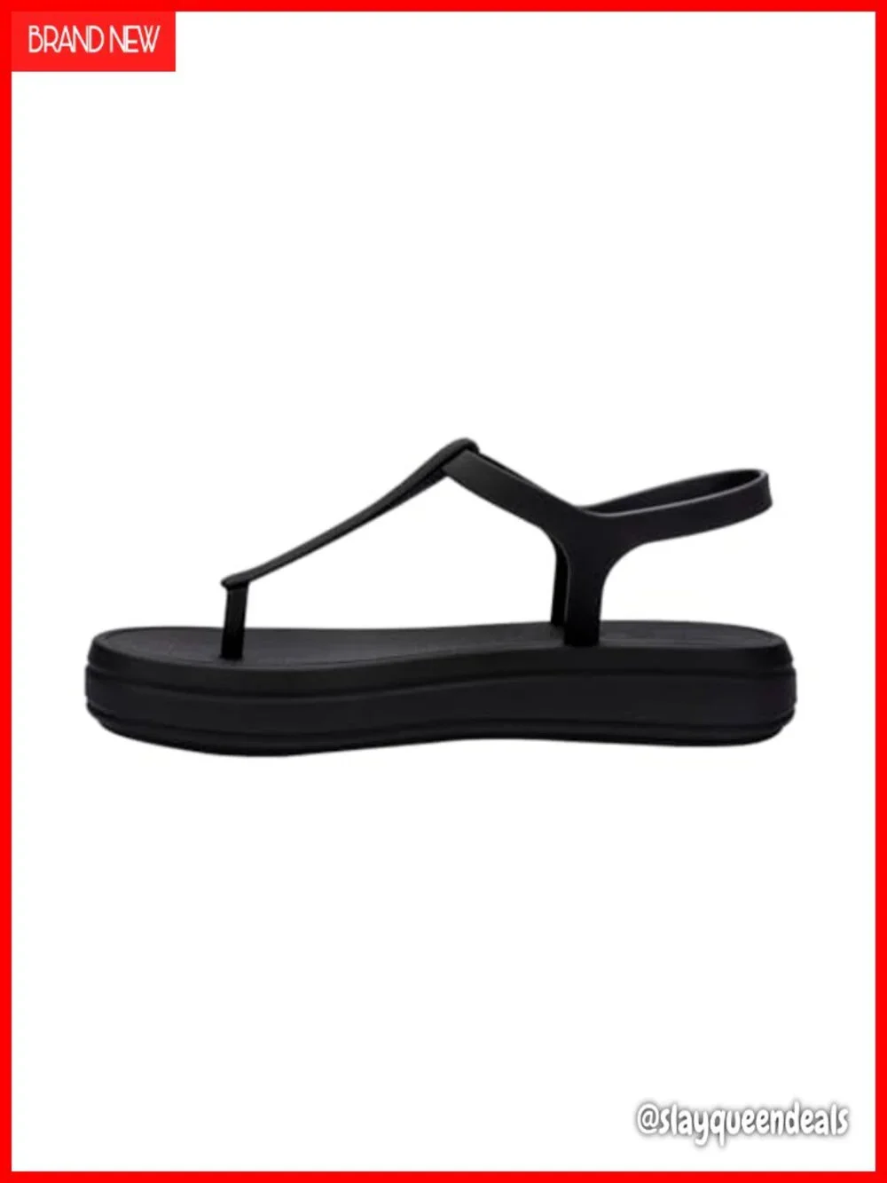Platform Sandals with Ankle Strap - Lightweight Heeled Sandals